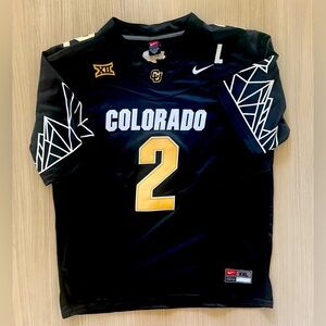 Nike Black Colorado Sheduer Sanders jersey
